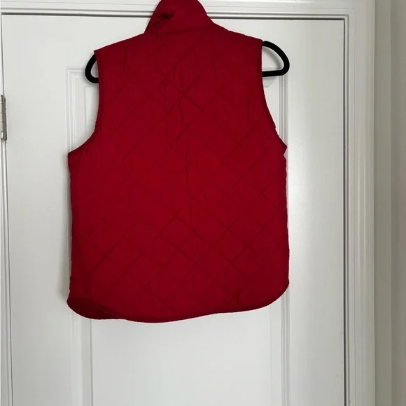 Ralph Lauren Crimson Quilted Vest - Picture 2 of 2